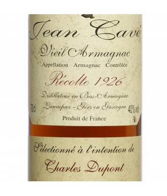 Jean Cavé Bas-Armagnac årgang 1926