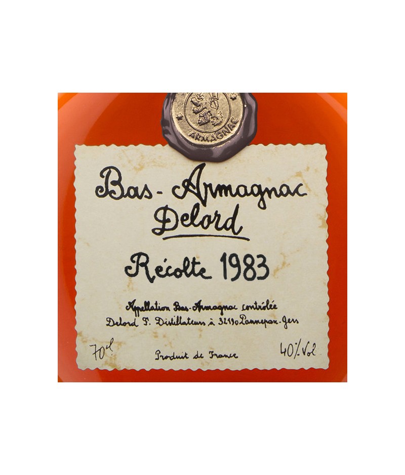 Delord 1983 Bas Armagnac